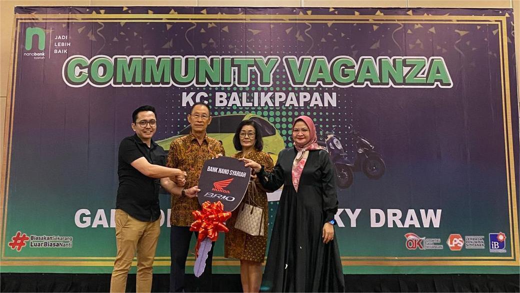 Nanobank Syariah KC Balikpapan Gelar Community Vaganza 2024