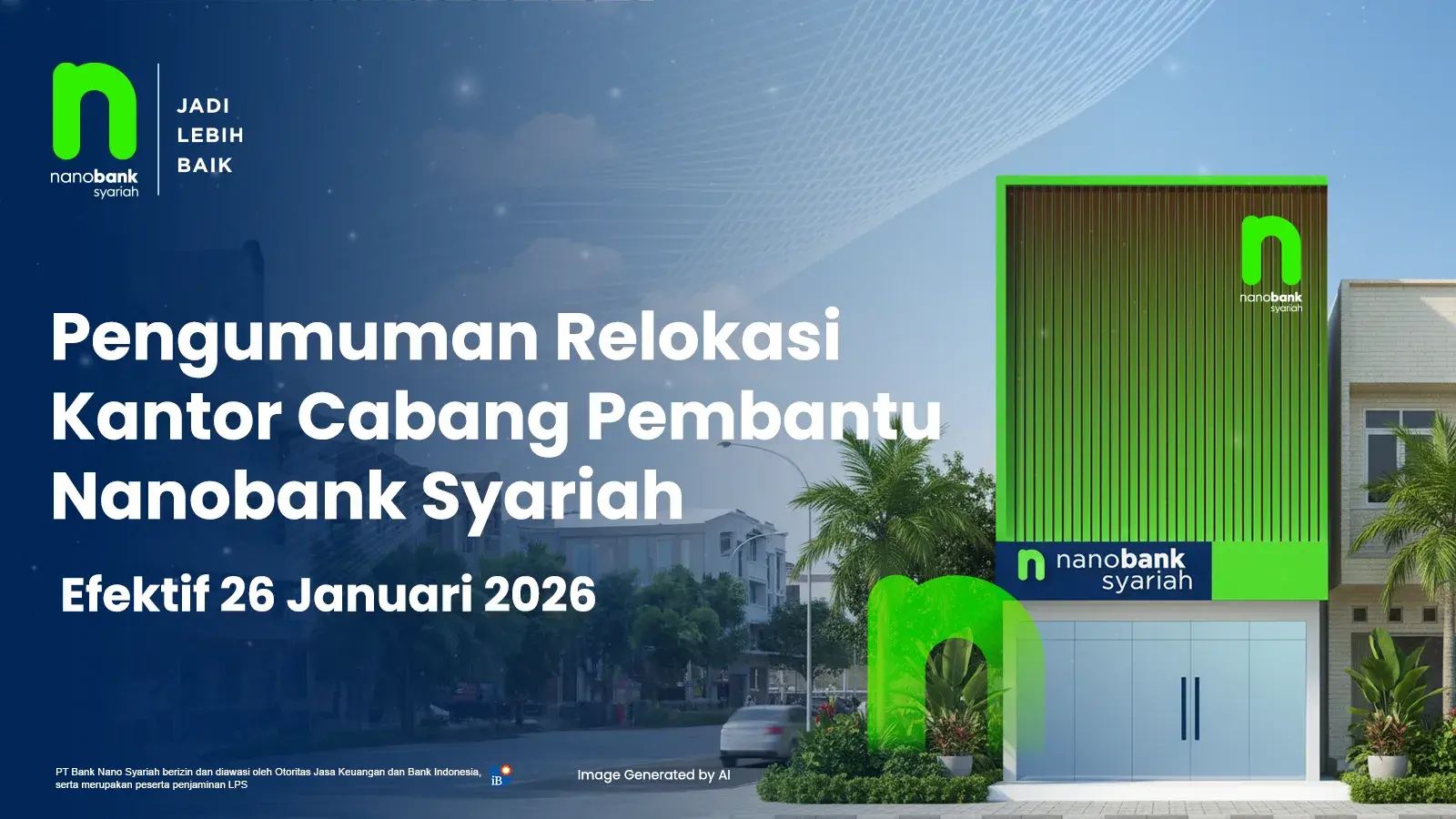 Pengumuman Relokasi Kantor Cabang Pembantu Nanobank Syariah
