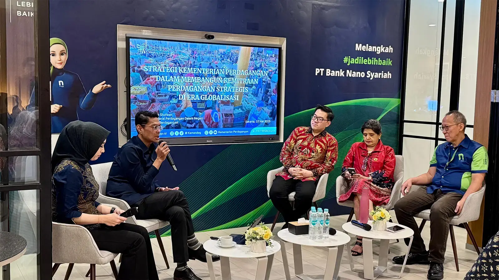 Nanobank Syariah dan KEIND Indonesia Gelar Talkshow “Membangun Kemitraan Perdagangan Strategis”