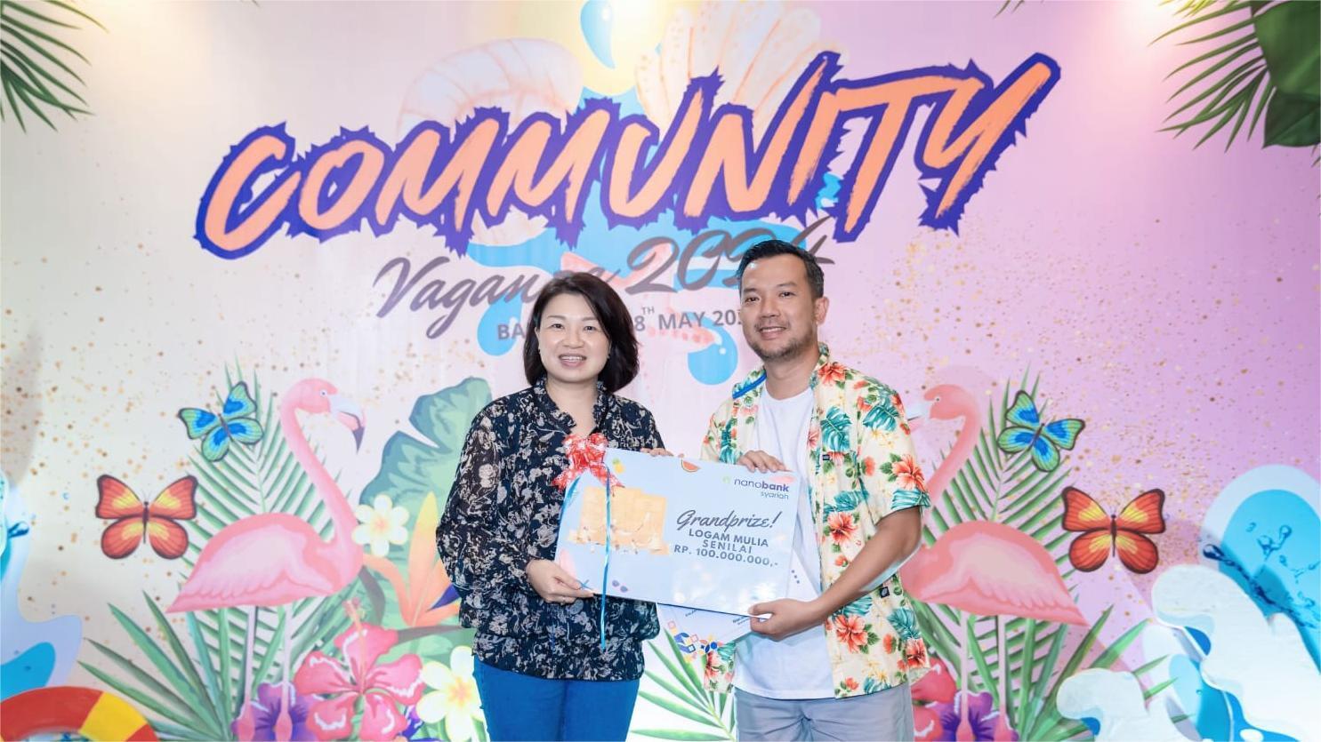 Nanobank Syariah KC Bandung Sukses Gelar Community Vaganza 2024